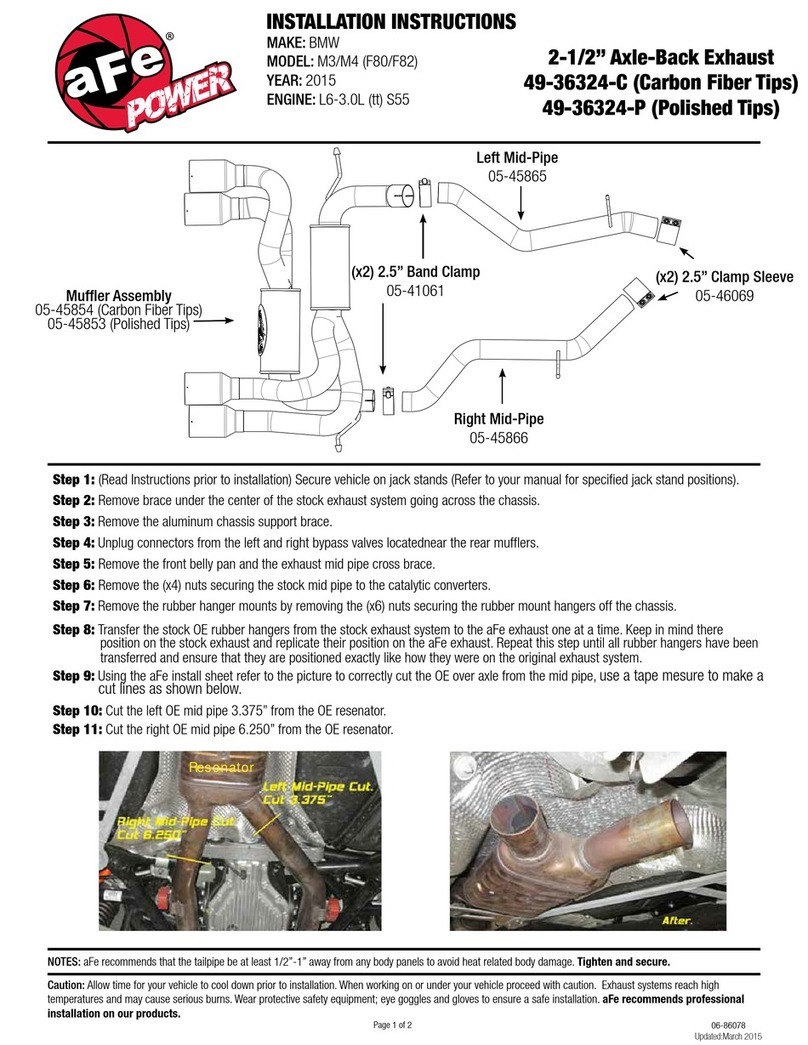 aFe Power M3 installation instructions