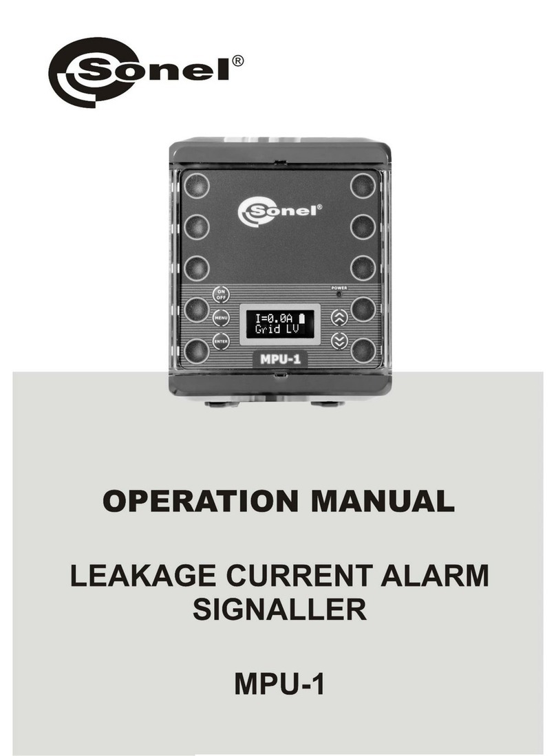 Sonel MPU-1 operating manual