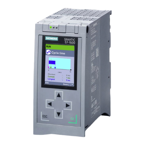 Siemens Simatic S7-1500 Parts list manual