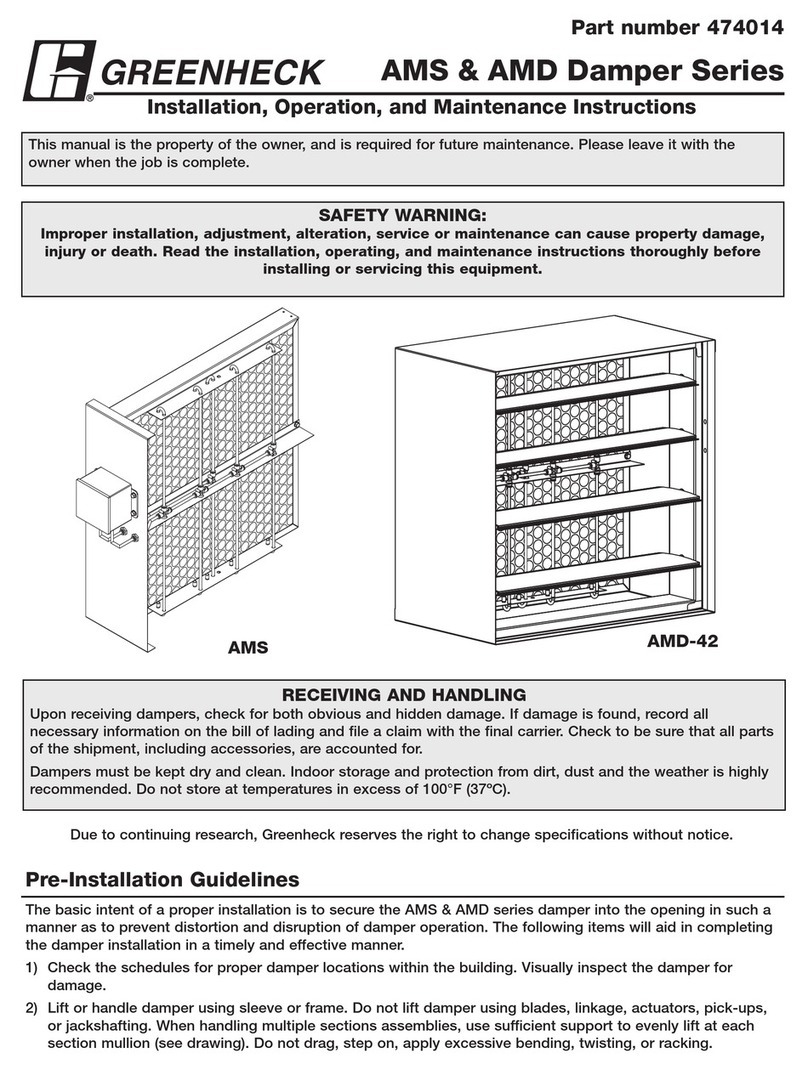 Greenheck AMD-42 Manual