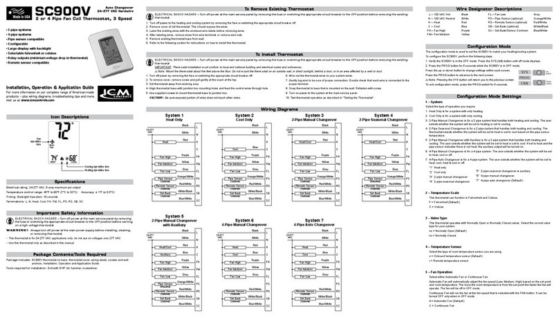 ICM Controls SC900V General instructions