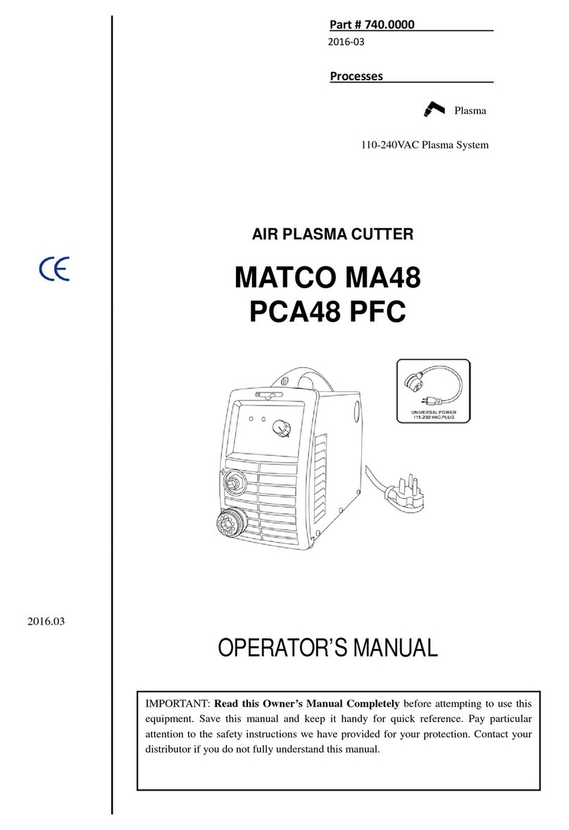 Matco Tools MA48 Operator's manual