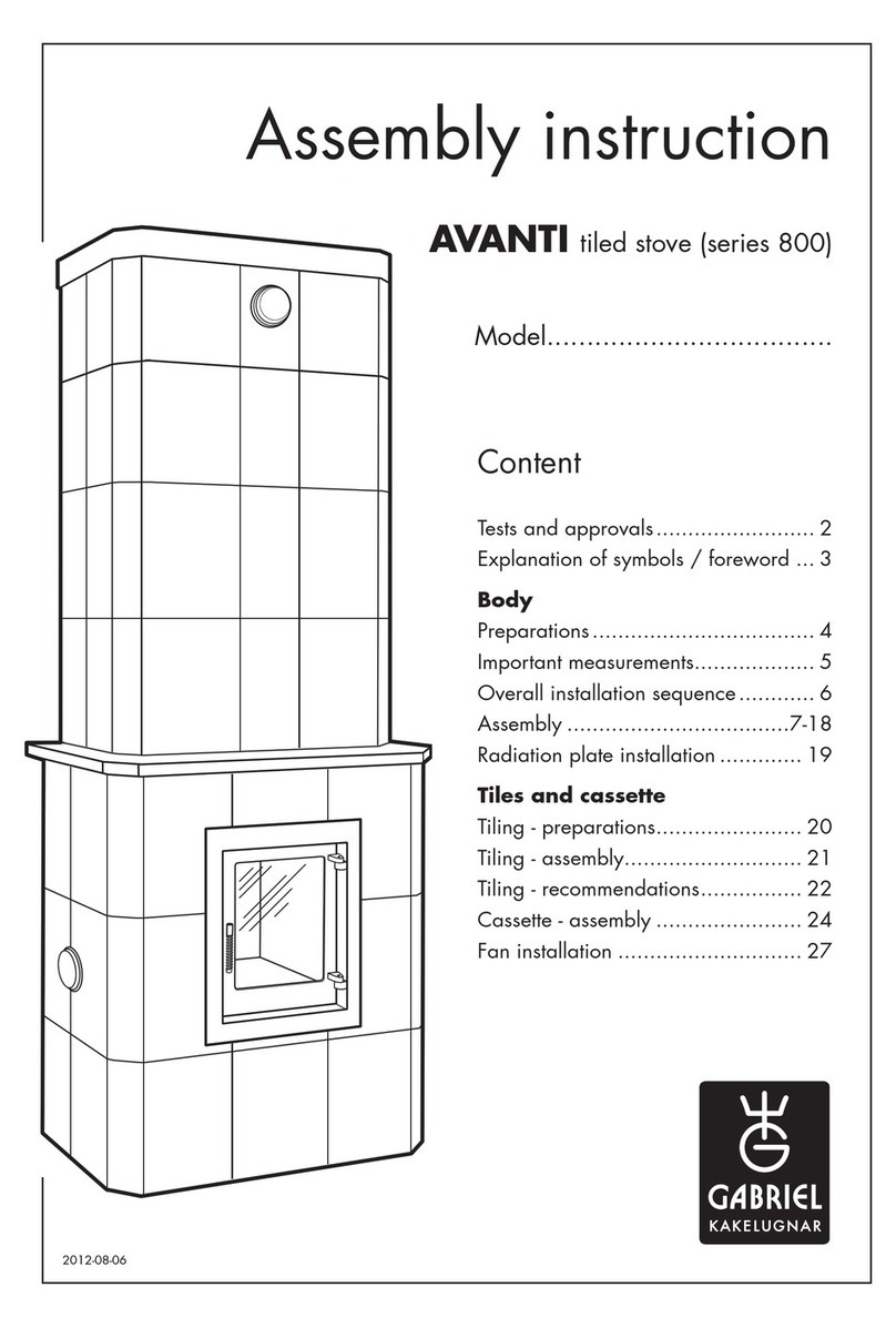 gabriel AVANTI 800 series User manual
