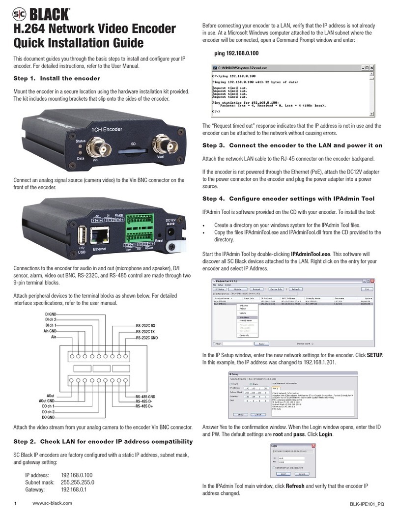Super Circuits BLK-IPE101 Quick installation guide