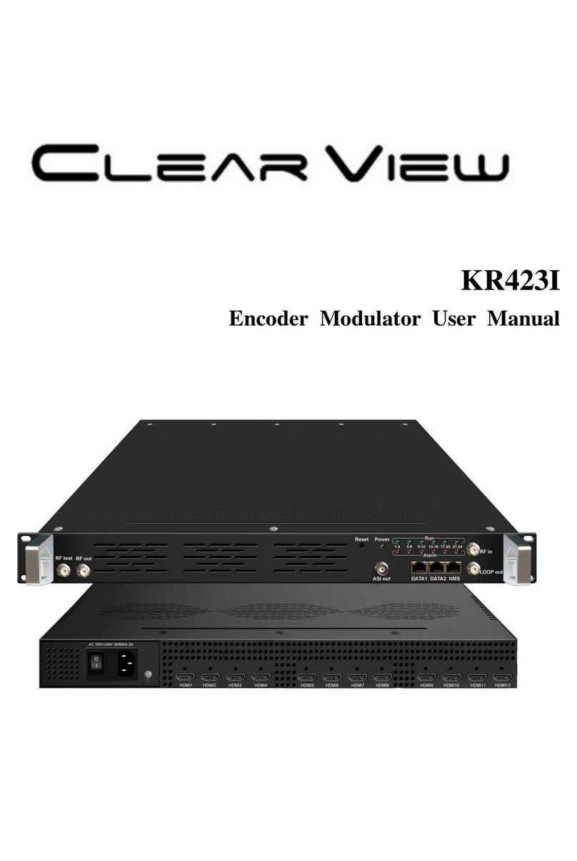 ClearView KR423I user manual
