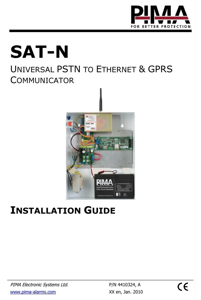 Pima SAT-N User manual