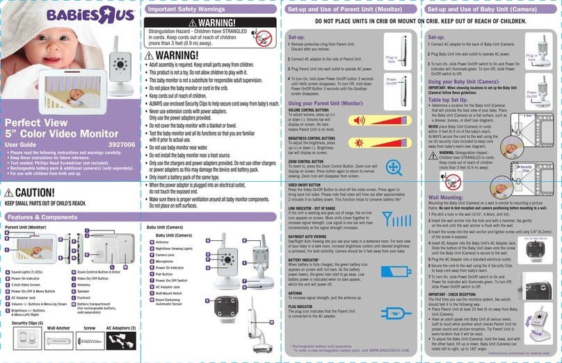Babies R' Us 3927006 user guide