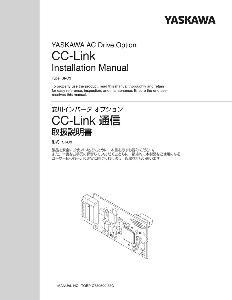 YASKAWA CC-Link User manual