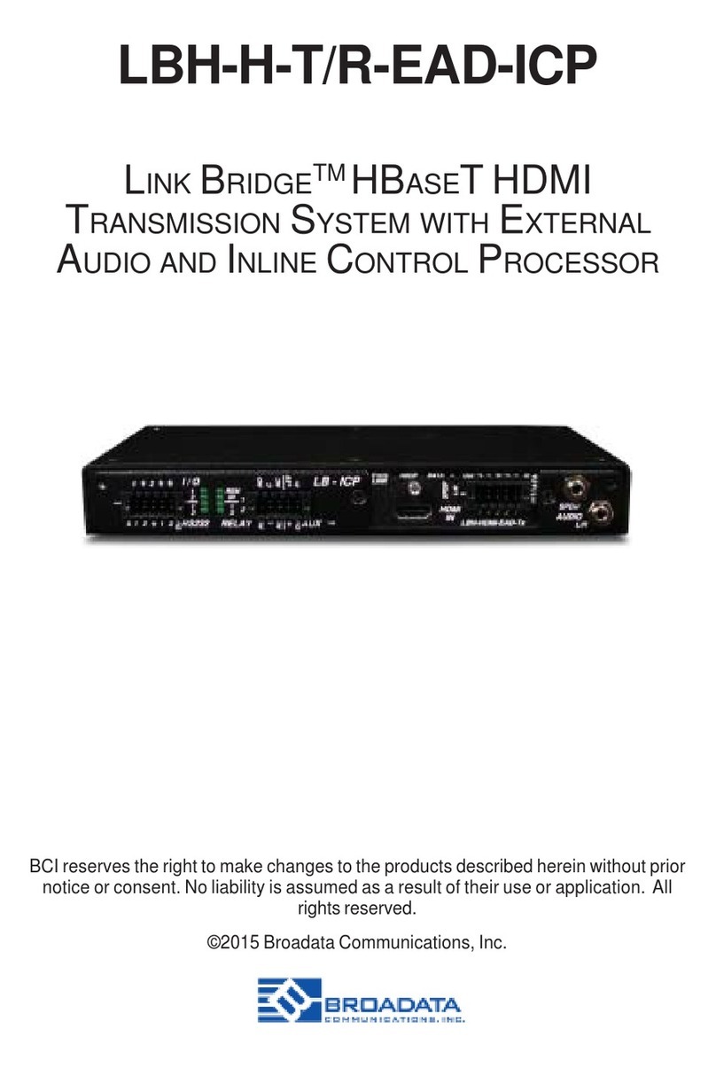 Broadata LBH-H-T/R-EAD-ICP User manual