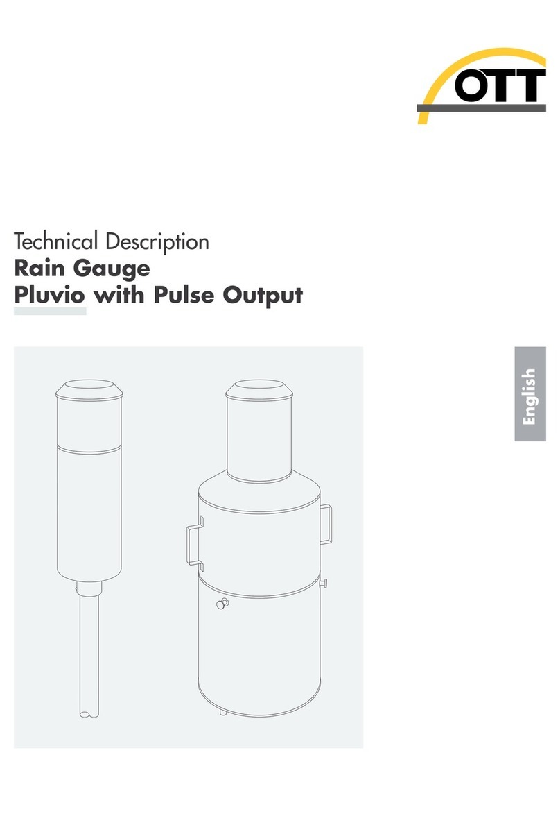 OTT Pluvio Parts list manual