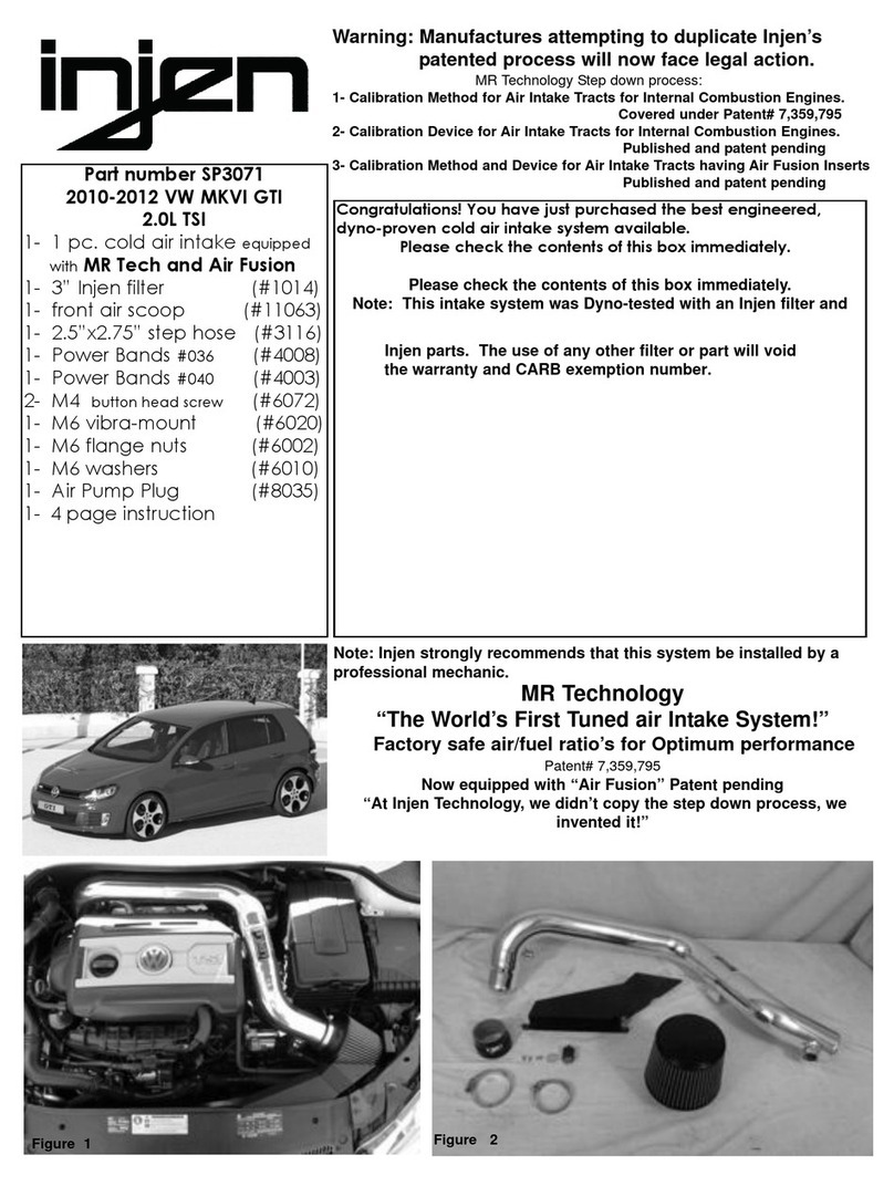 injen SP3071 installation instructions