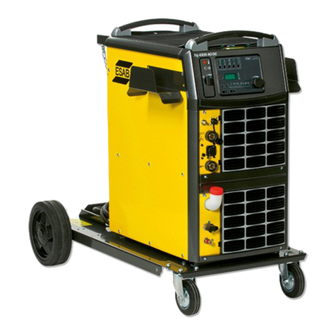 ESAB Origo Tig 4300i AC/DC instruction manual
