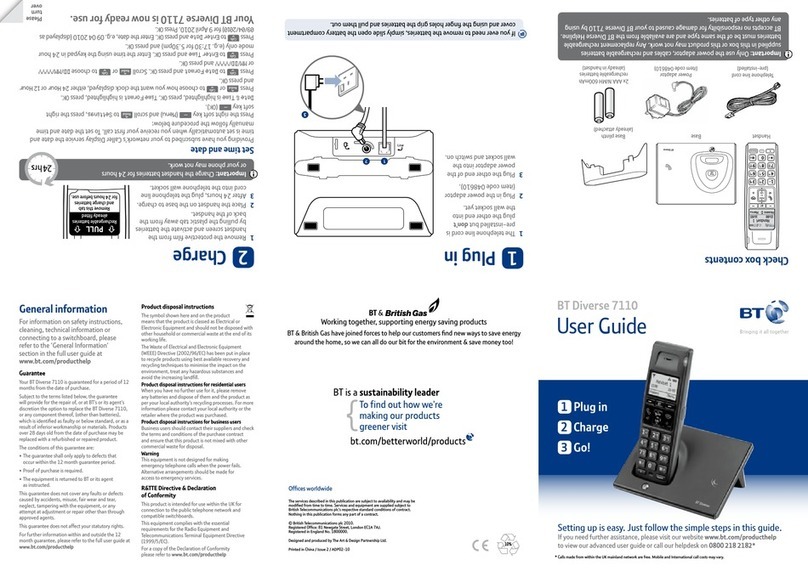 BT DIVERSE 7110 user guide