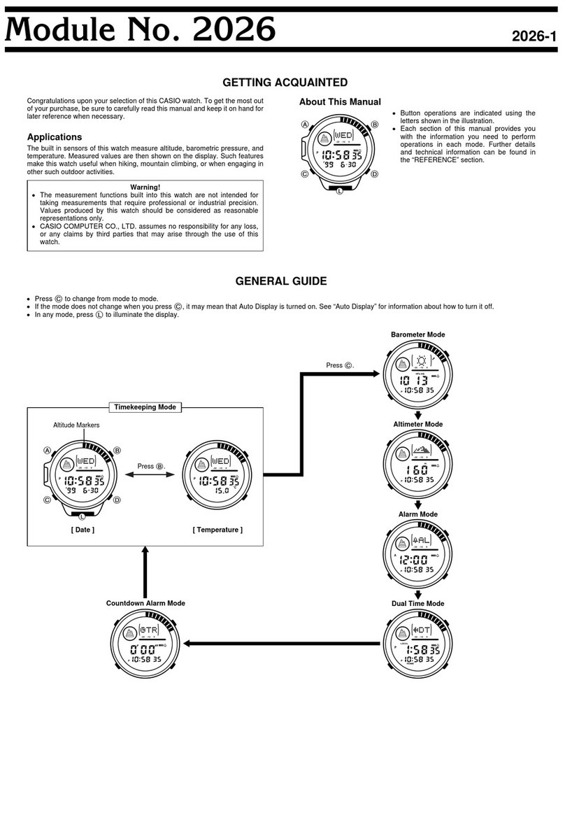 Casio 2026 Configuration guide
