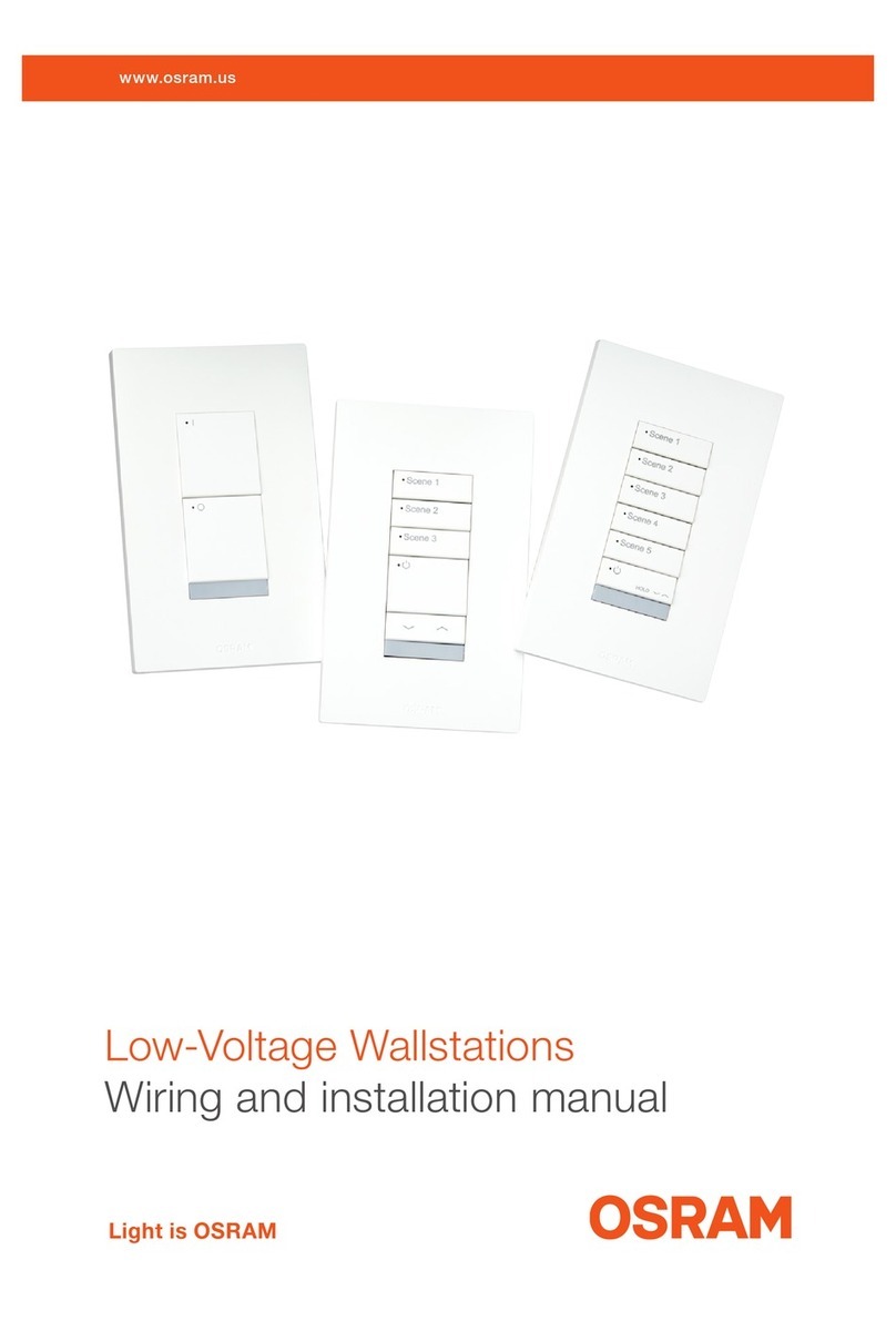 Osram EN-WS-2B-GB2-WH Wiring and installation manual