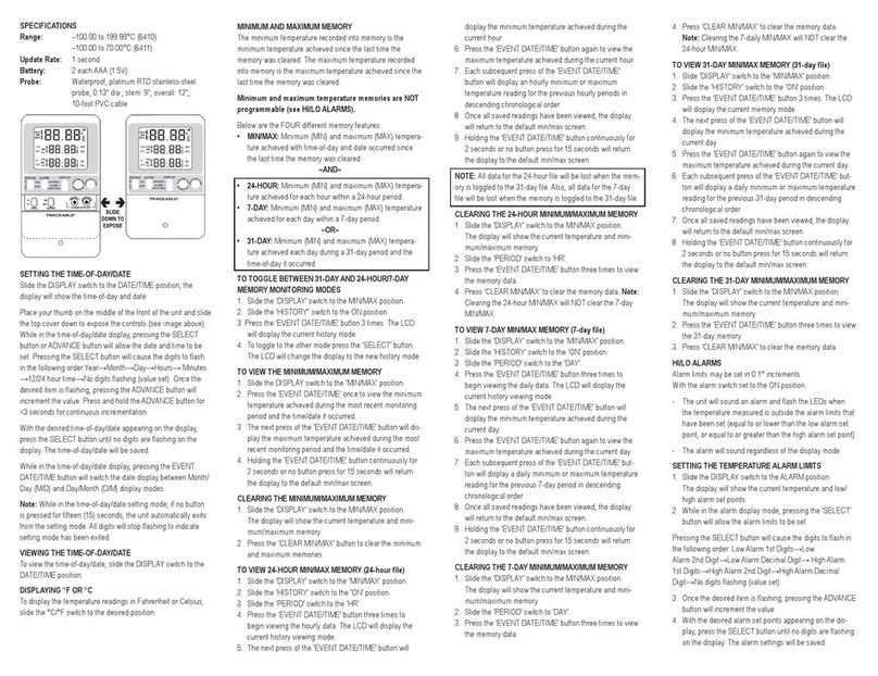 Traceable PLATINUM User manual