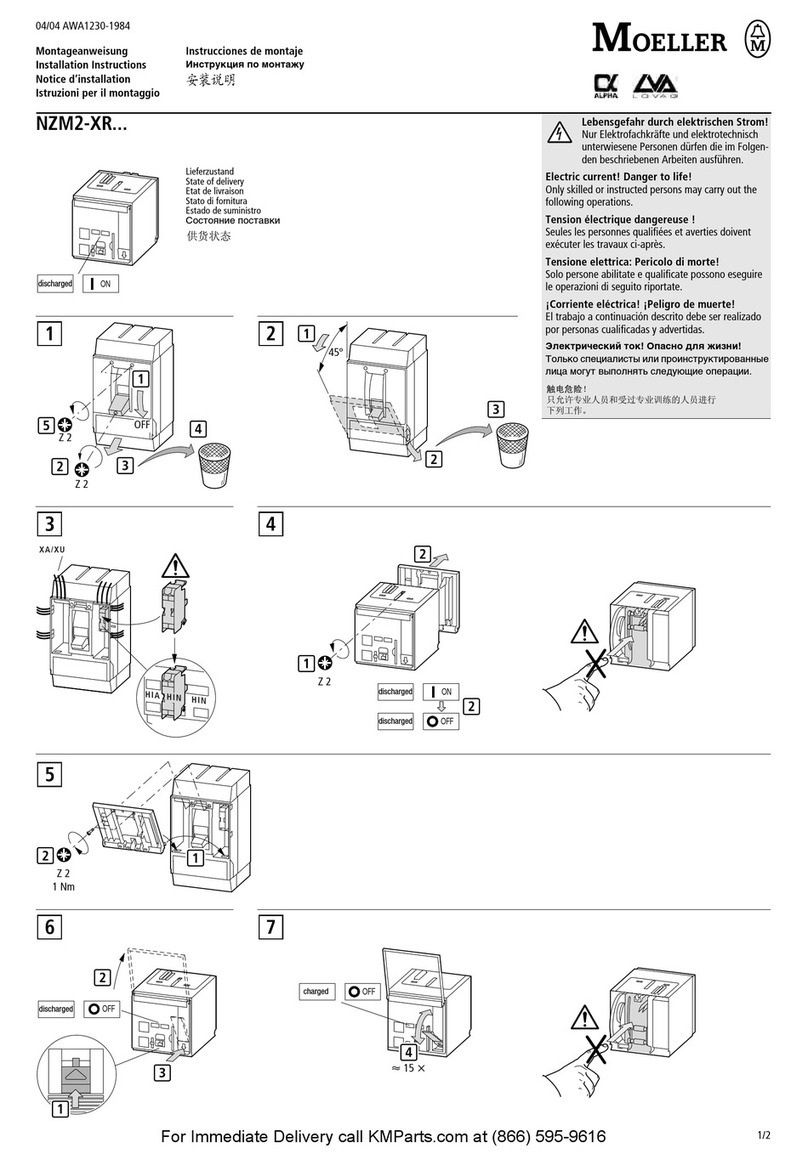 Moeller NZM2-XR series User manual