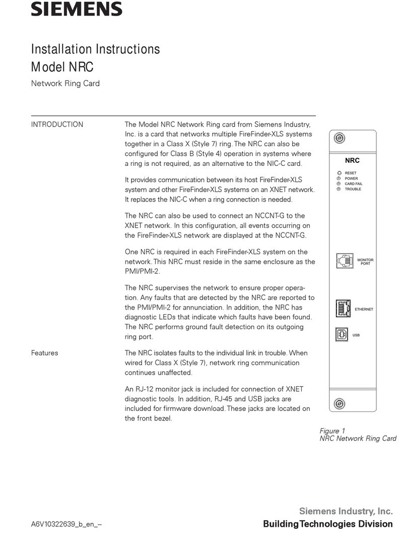 Siemens NRC installation instructions