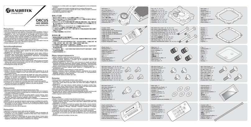 Raijintek ORCUS AIO SERIES manual