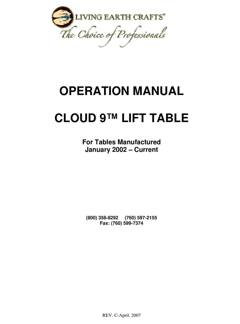 Living Earth Crafts CLOUD 9 Operation manual Living Earth Crafts CLOUD 9 Operation manual