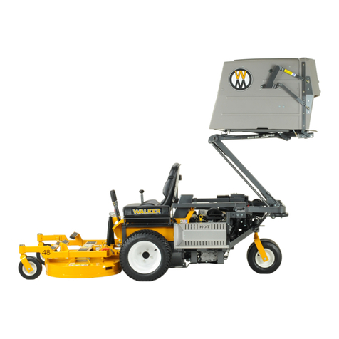 Walker A21 Hi-Dump Operator's manual