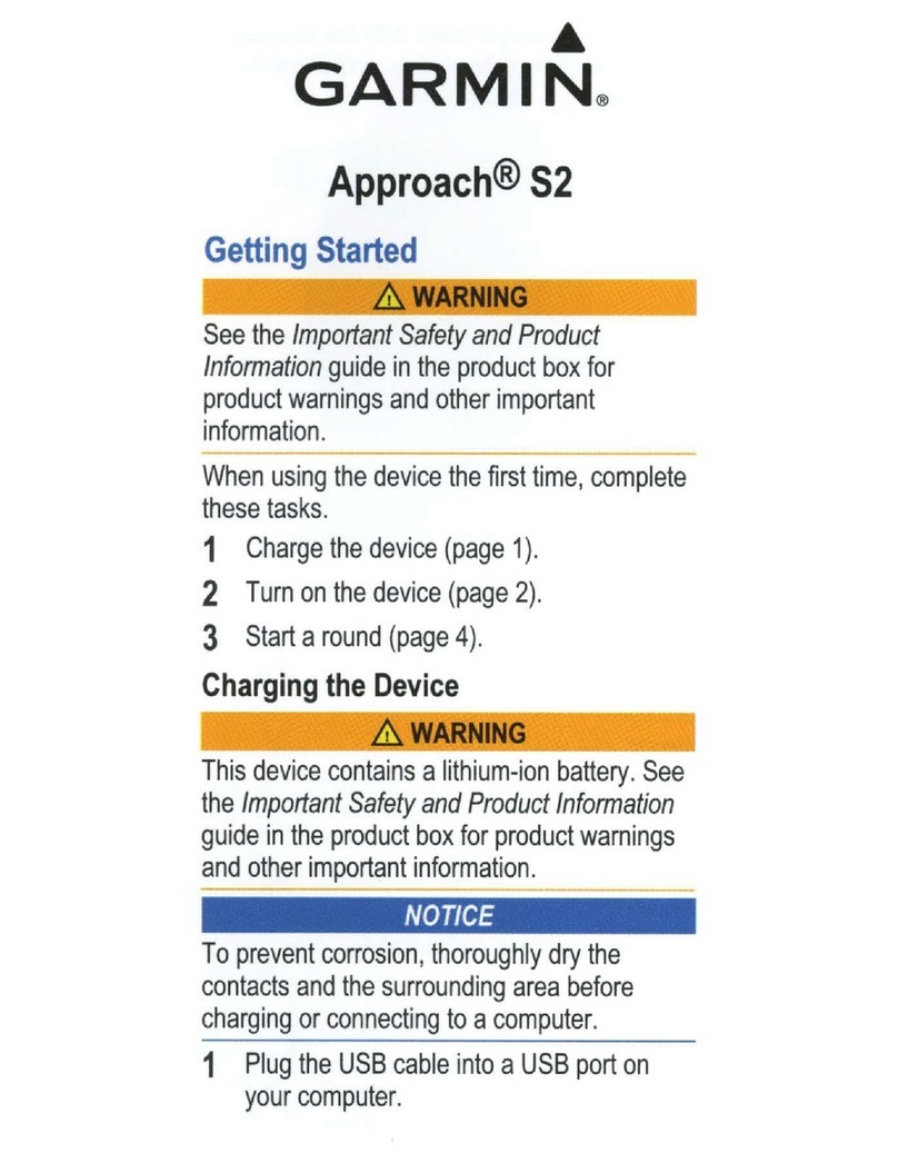 Garmin Approach S2 manual