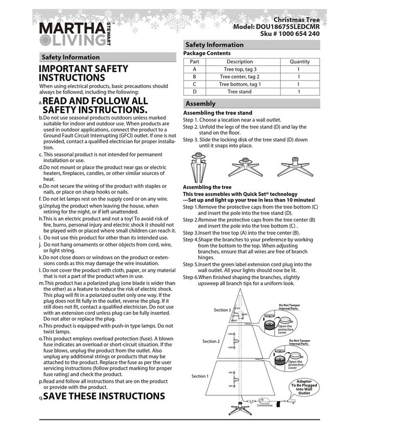 Martha Stewart Living DOU186755LEDCMR manual
