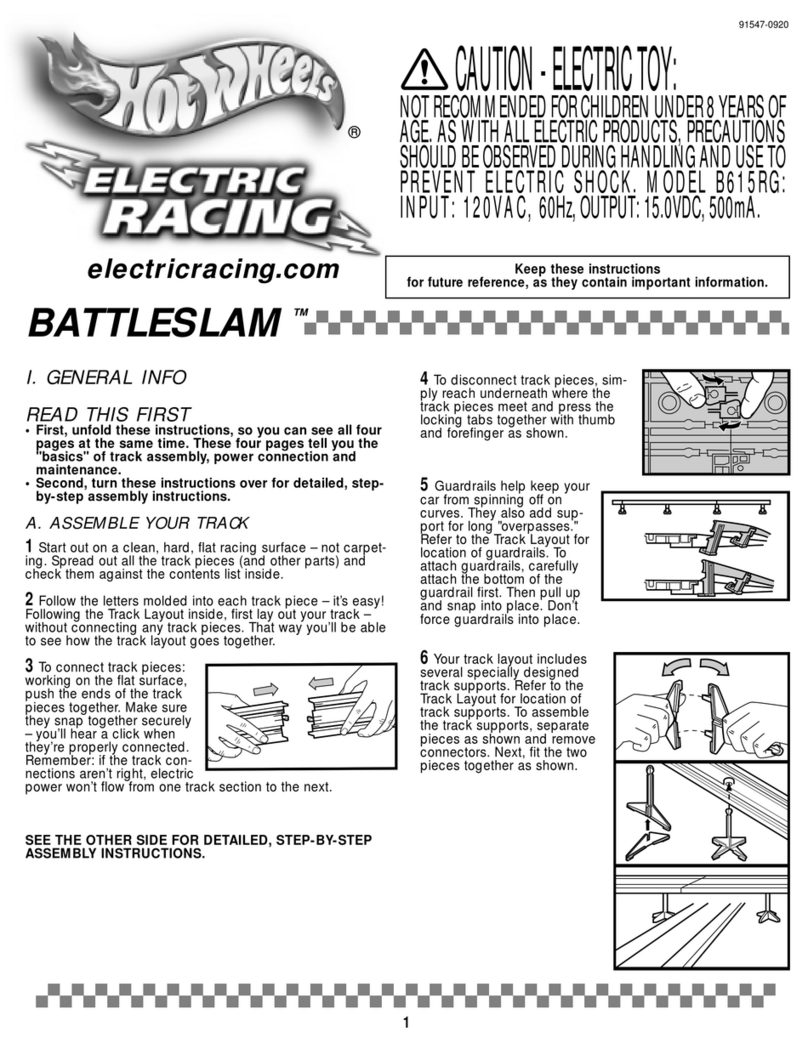 Hot Wheels Battleslam Assembly & instruction manual
