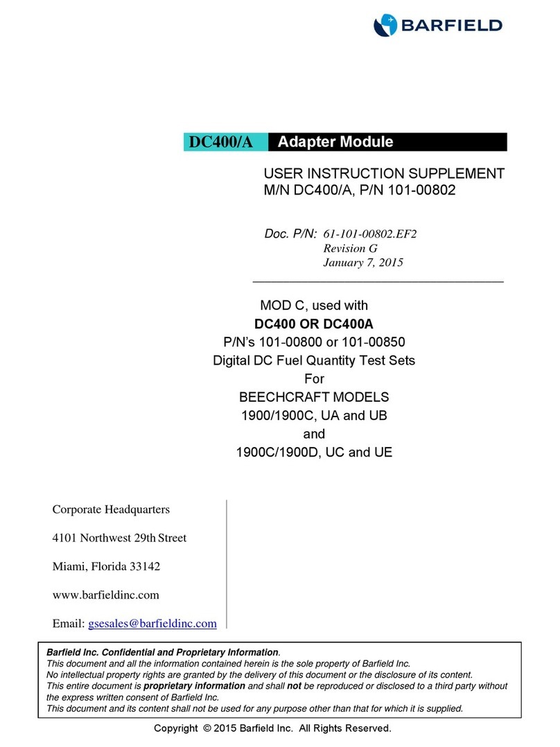 barfield DC400 User instruction