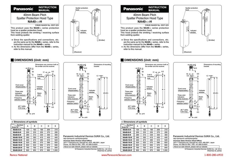 Panasonic NA40-6-H User manual