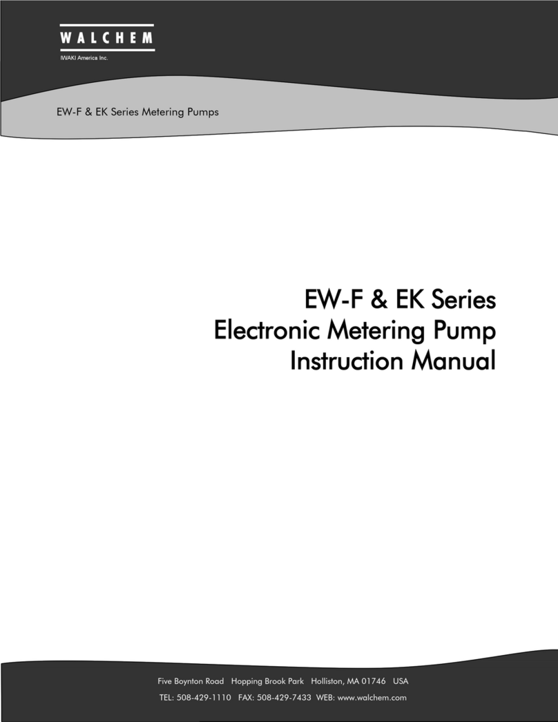 Walchem EW-F series instruction manual Walchem EW-F series instruction manual