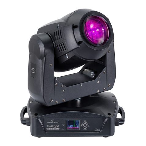 Sound Sation Twilight 150 Beam User manual