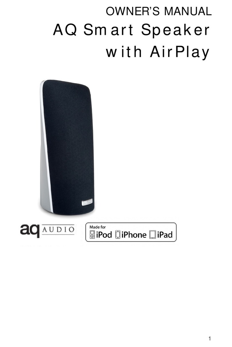AQ Audio Smart Speaker owner's manual