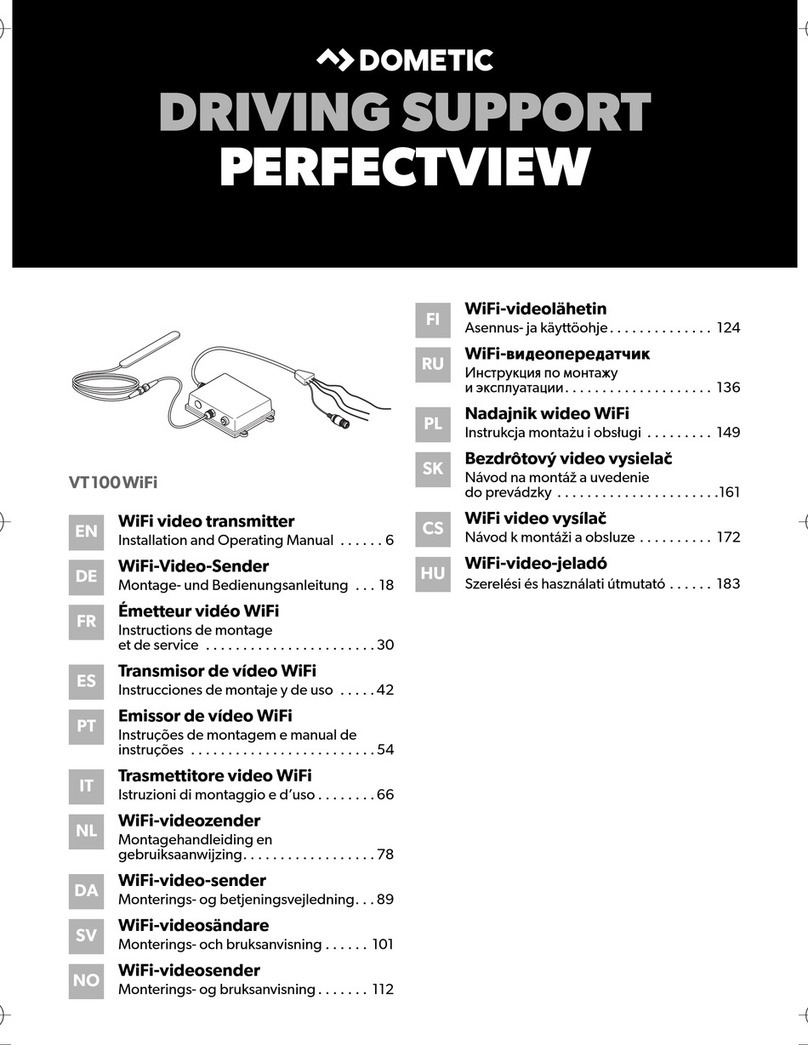 Dometic VT100WiFi Safety and installation instructions Dometic VT100WiFi Safety and installation instructions