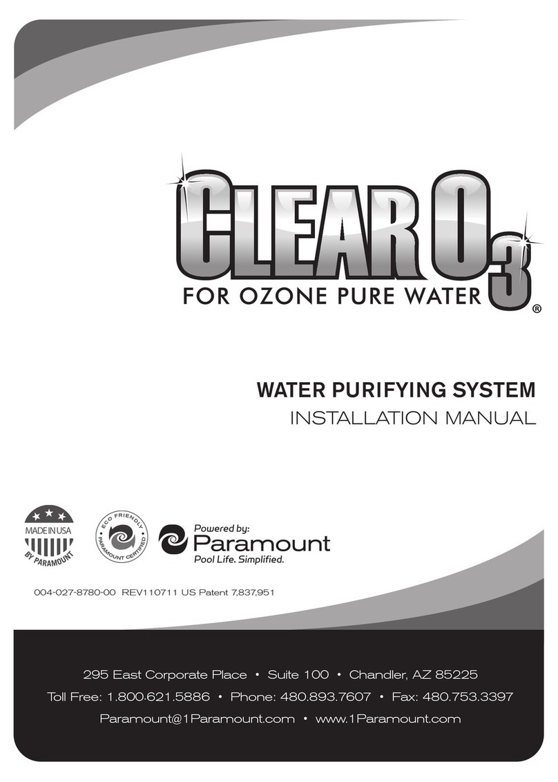Paramount Fitness Clear 03 installation manual