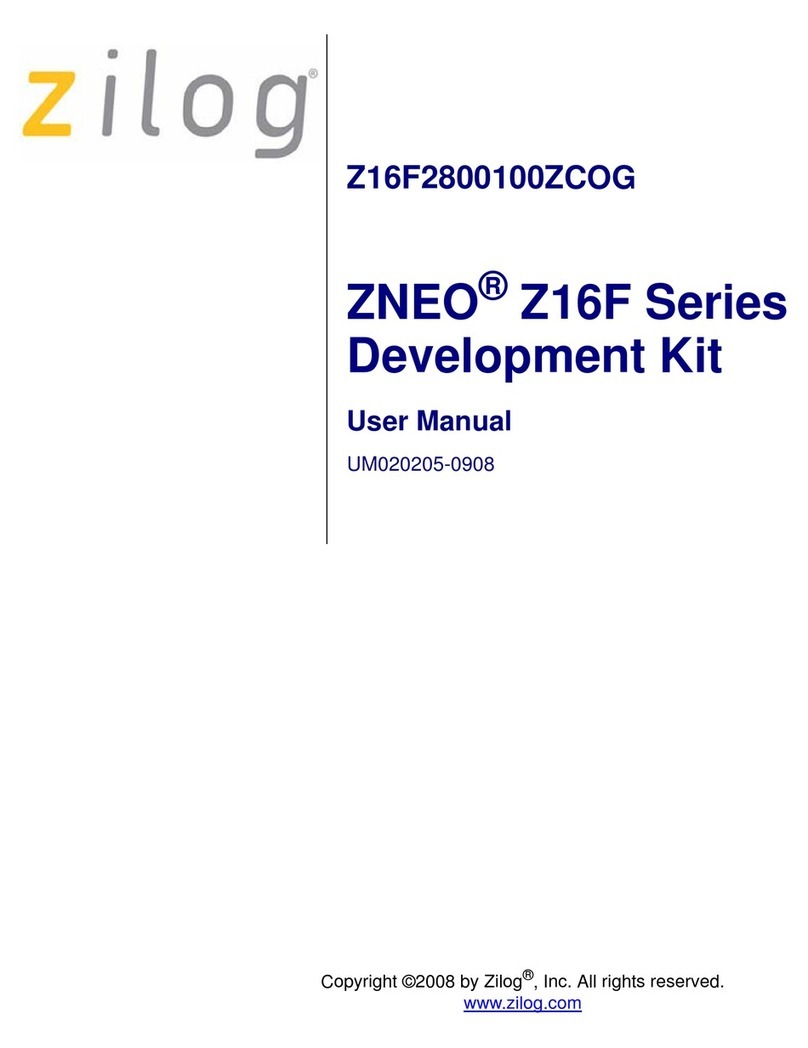 ZiLOG ZNEO Z16F Series User manual