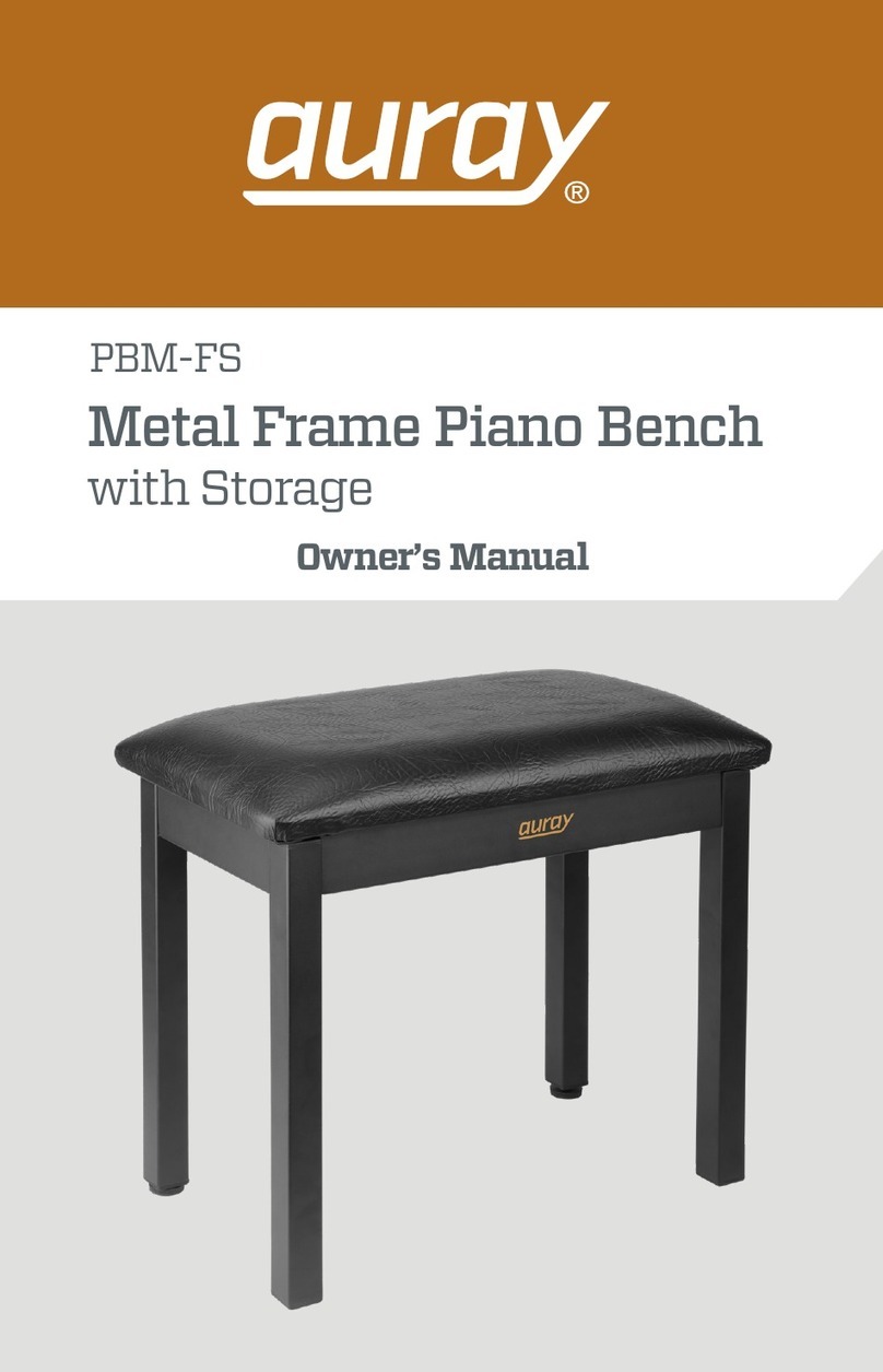 auray PBM-FS owner's manual