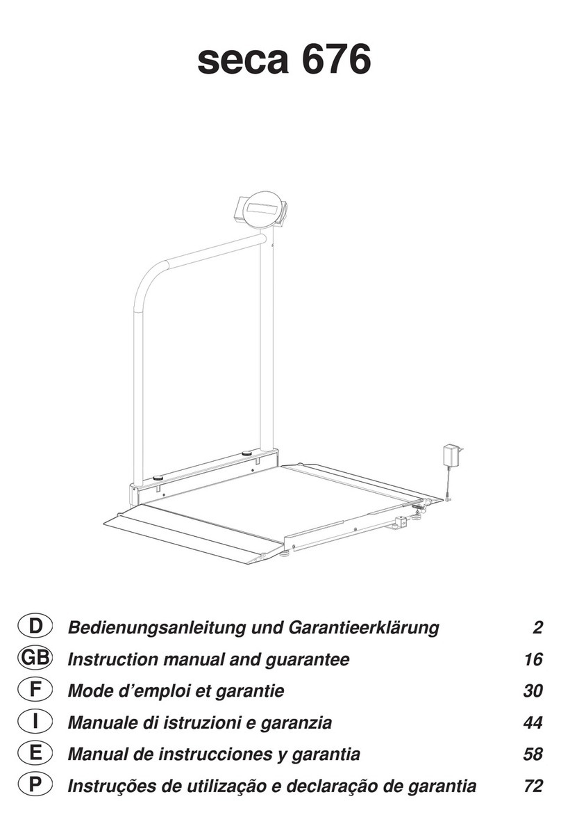Seca 676 User manual