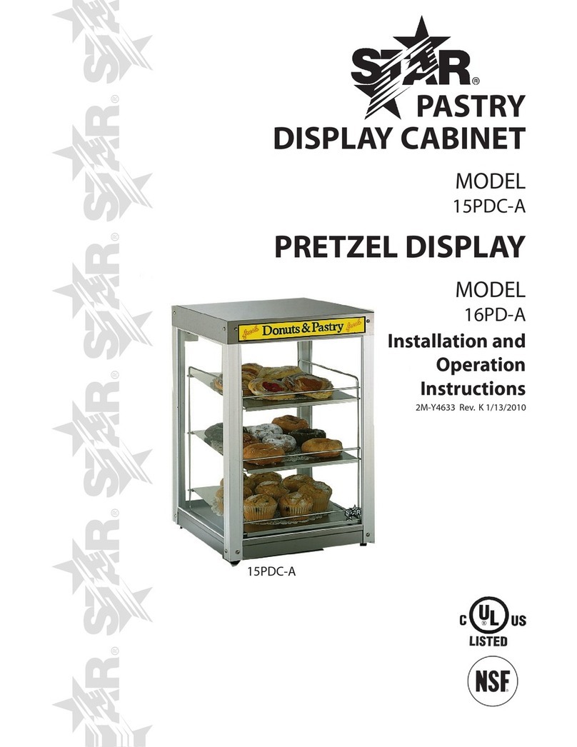 Star 15PDC-A Installation and operation instructions