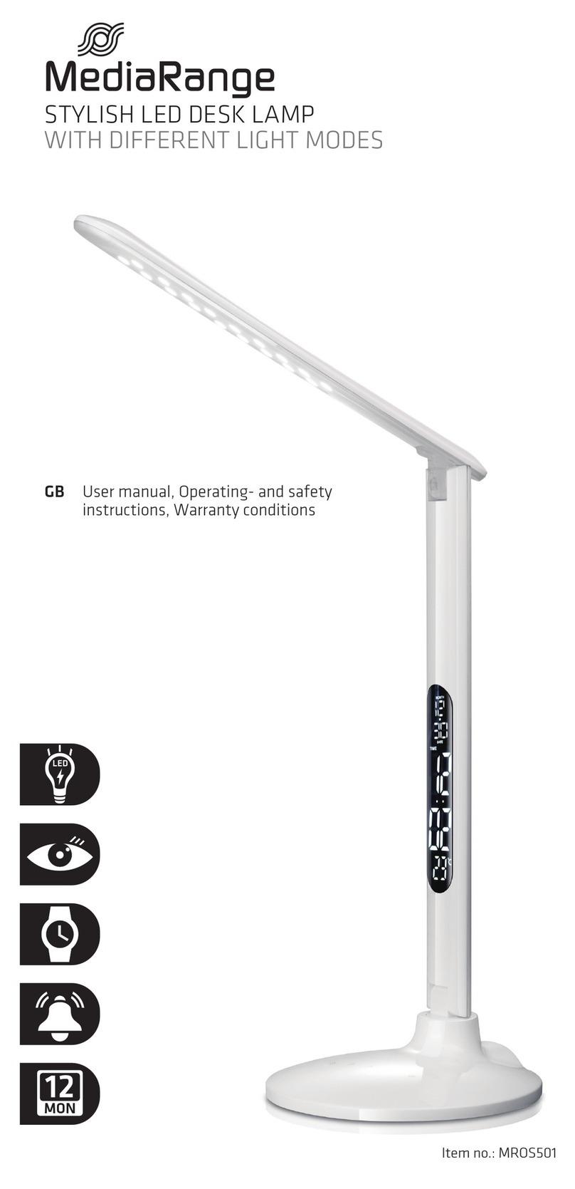 MediaRange MROS501 User manual, Operating- and safety instructions, Warranty conditions