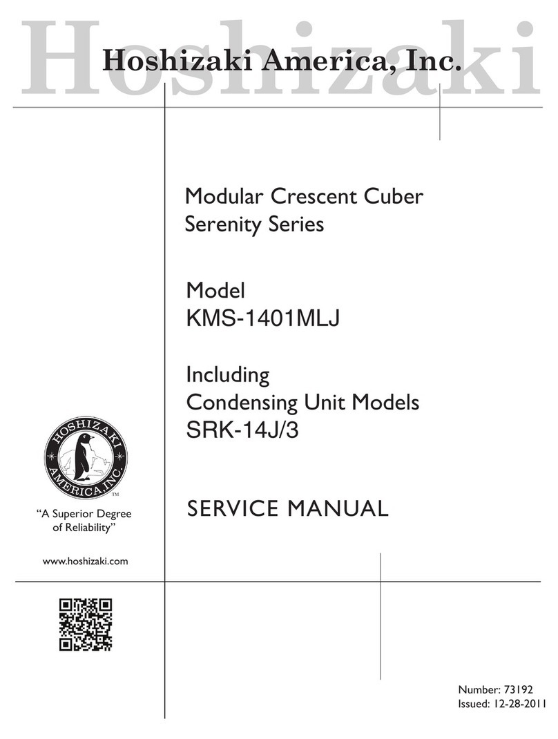 Hoshizaki Serenity Series KMS-1401MLJ Service manual