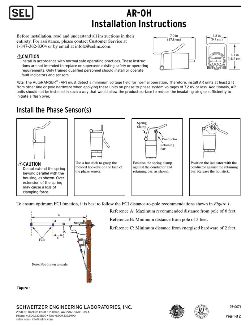 Schweitzer Engineering Laboratories AR-OH User manual