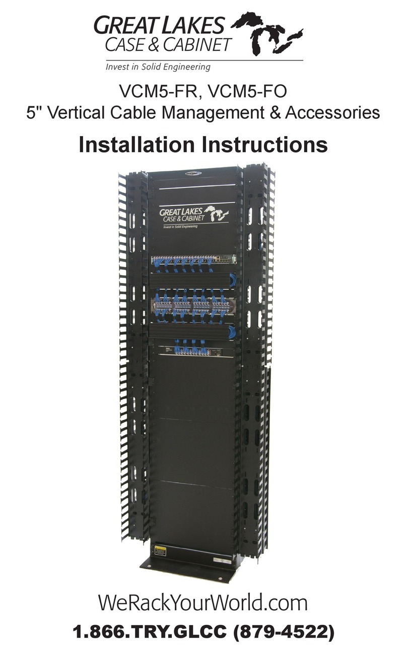 Great Lakes Case & Cabinet VCM5-FR installation instructions