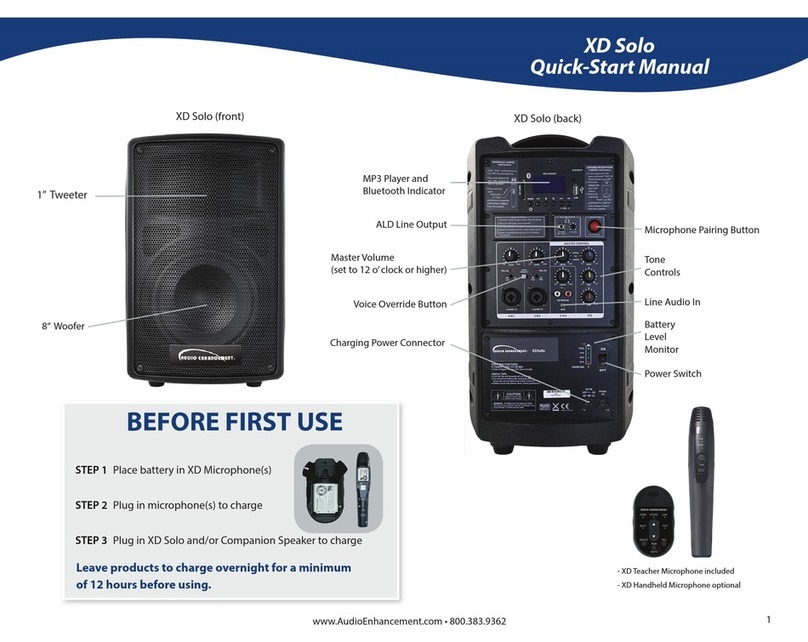 Audio enhancement XD Solo Instruction manual