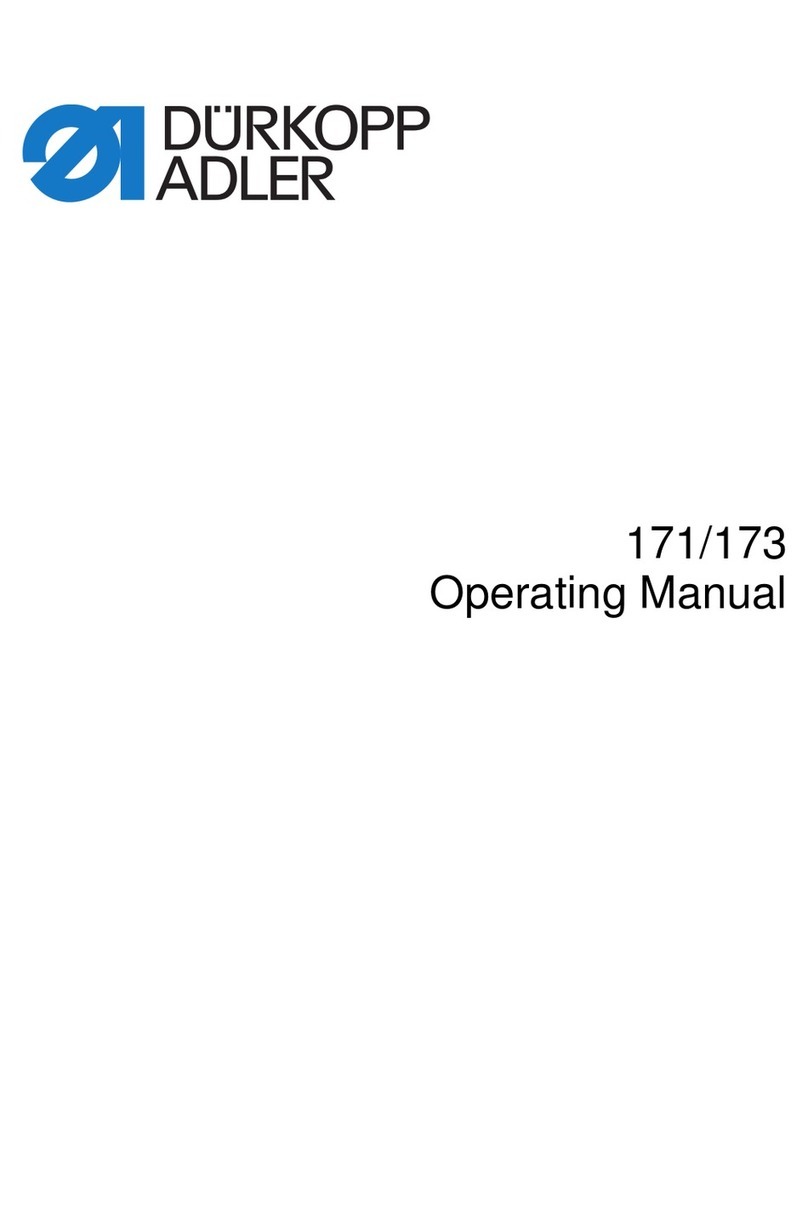 DURKOPP ADLER 171 User manual