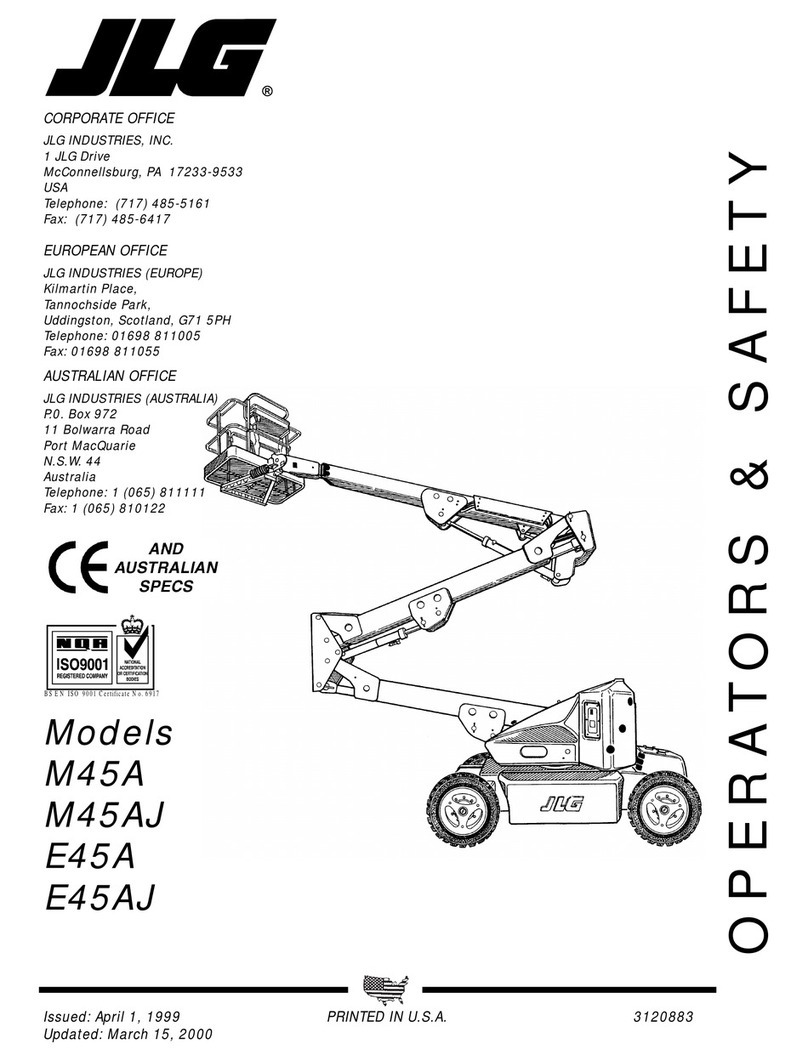 JLG M45AJ User manual