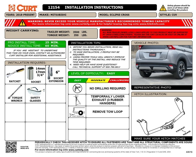curt 12154 User manual