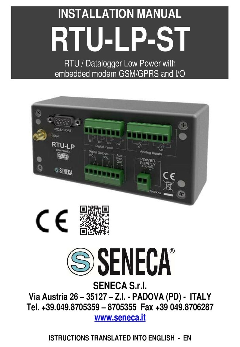 Seneca RTU-LP-ST User manual