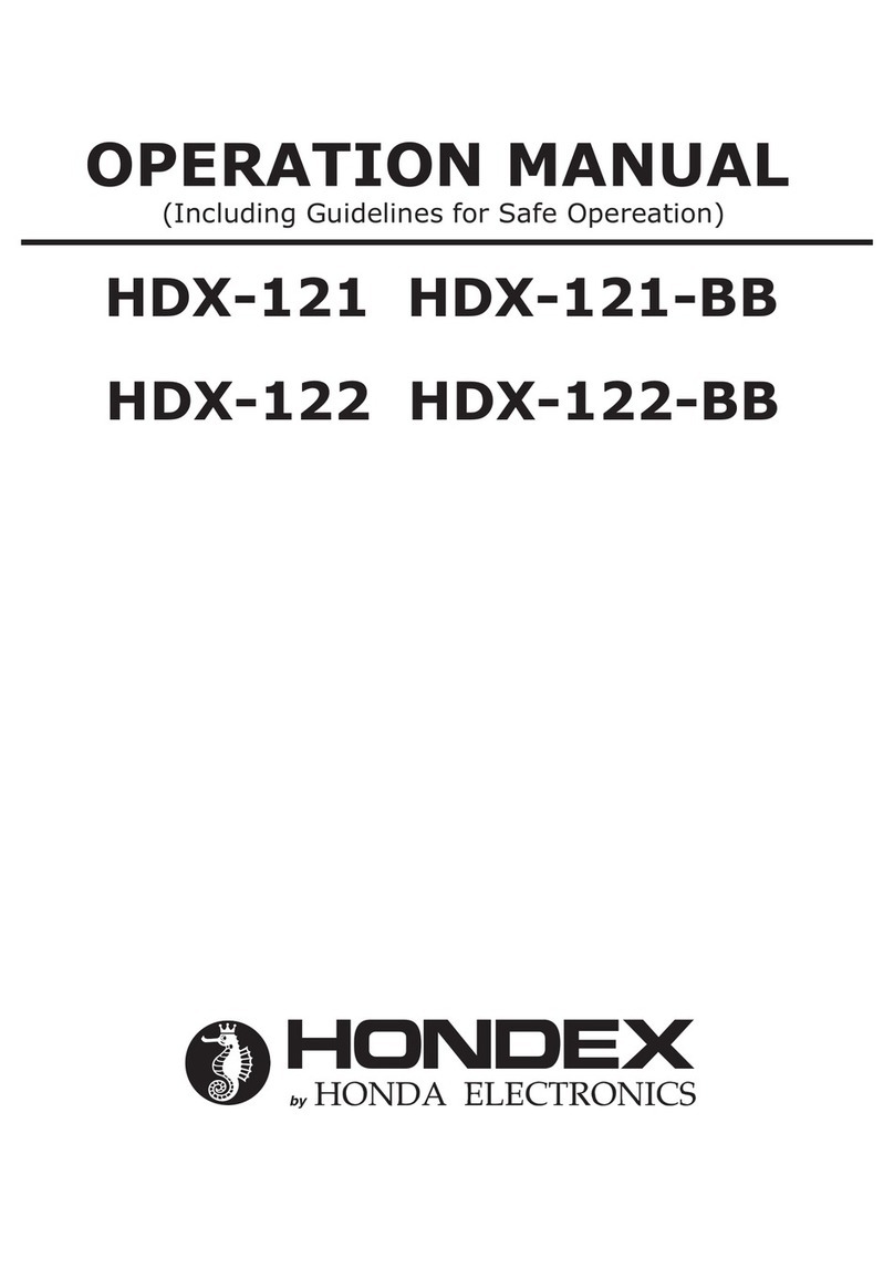 Hondex HDX-121 Operation manual