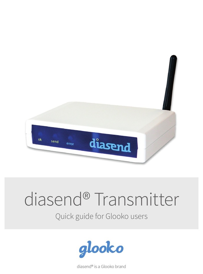 Diasend Transmitter Quick guides